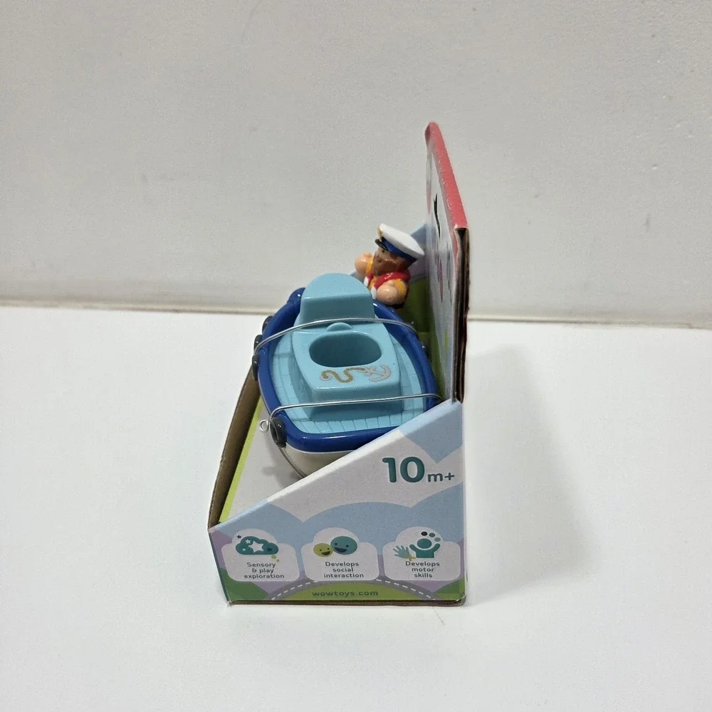 My First Wow Tug Boat Tim Push Along Toy New